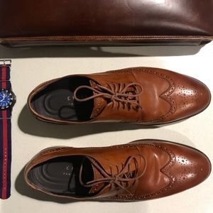 Men’s Cole Haan Leather Wingtip Dress Shoes 10.5